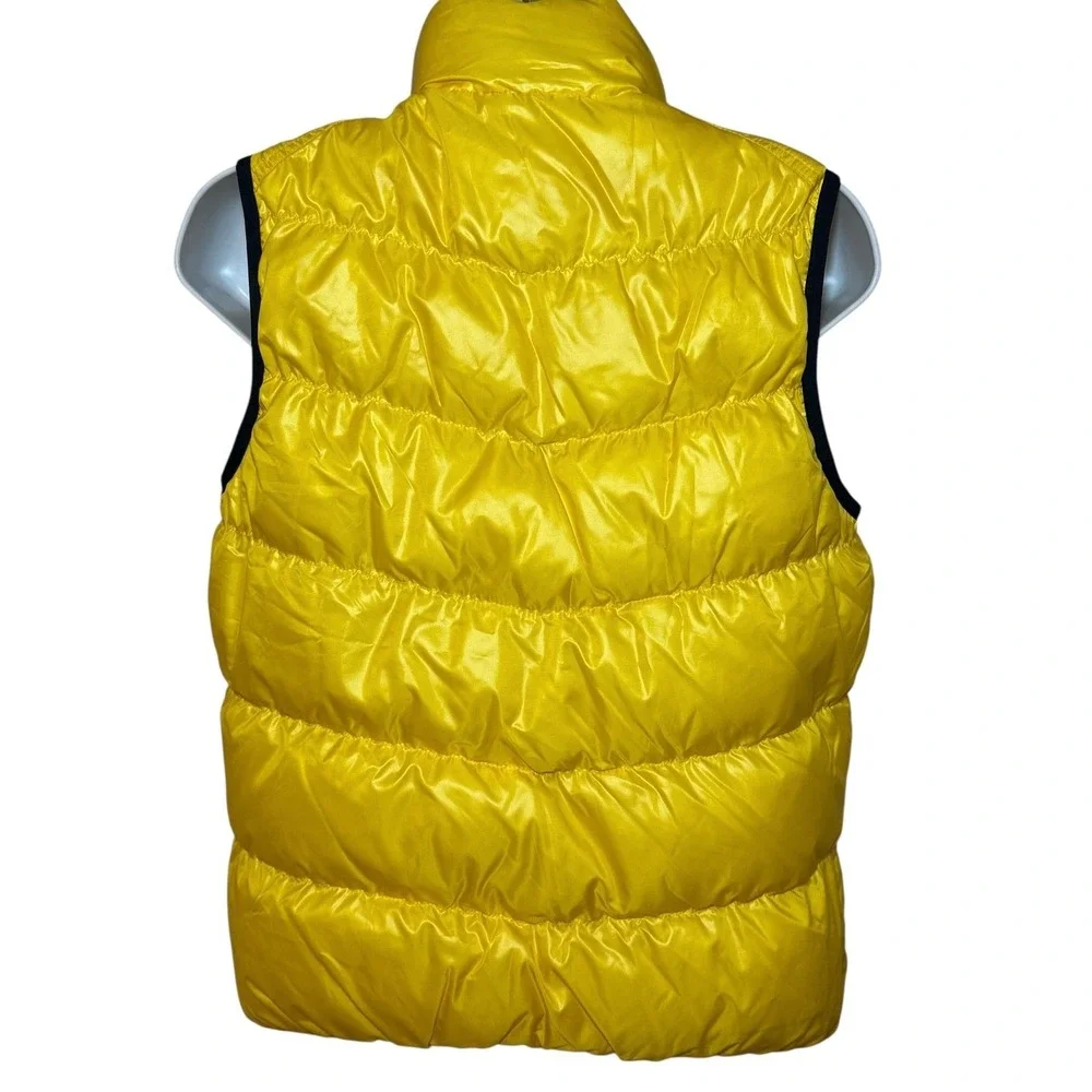 Lauren Active Ralph Lauren Yellow Down Puffer Vest Womens Small Full Zip Quilted